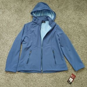 Women's blue Swiss tech jacket nwt